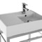 Small Modern Console Sink Vanity, 24